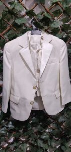 veste costume blanche garcon mariage