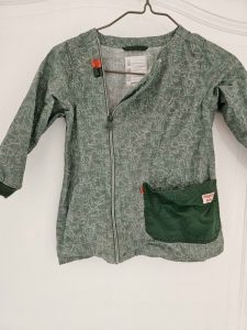 veste pluie vert kaki enfant