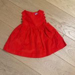 robe rouge fille enfant